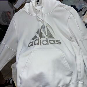 Adidas white hoodie